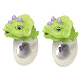 Maxbell 2x Water Sprinkler for Kids Dinosaur Portable Spray Toy for Yard Lawn Garden green