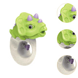 Maxbell 2x Water Sprinkler for Kids Dinosaur Portable Spray Toy for Yard Lawn Garden green