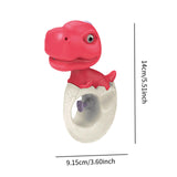 Maxbell 2x Water Sprinkler for Kids Dinosaur Portable Spray Toy for Yard Lawn Garden red