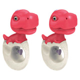 Maxbell 2x Water Sprinkler for Kids Dinosaur Portable Spray Toy for Yard Lawn Garden red