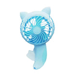 Maxbell Manual Press Fan Cartoon Mini Portable Cooling Fan for Office Camping Travel
