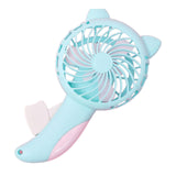 Maxbell Manual Press Fan Cartoon Mini Portable Cooling Fan for Office Camping Travel