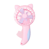 Maxbell Manual Press Fan Cartoon Mini Portable Cooling Fan for Office Camping Travel
