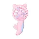 Maxbell Manual Press Fan Cartoon Mini Portable Cooling Fan for Office Camping Travel