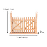 Maxbell Dollhouse Door Frame Sturdy 1:12 Mini for Fairy Garden DIY Scene Photo Props