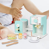 Maxbell Kids Coffee Maker Playset Comfortable Craftsmanship Playing to Learn for Age 3+