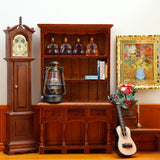 Maxbell 1/12 Dollhouse Bookcase Wood Storage Cabinet for Bedroom Living Room Hallway