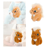 Maxbell Plush Horse Keychain Birthday Gift Decoration Mini Plush Toy Pendant Key Ring Brown