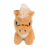 Maxbell Plush Horse Keychain Birthday Gift Decoration Mini Plush Toy Pendant Key Ring Brown