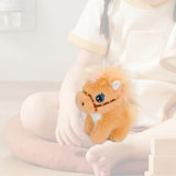 Maxbell Plush Horse Keychain Birthday Gift Decoration Mini Plush Toy Pendant Key Ring Brown