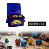Maxbell Dumpster Dice Compact Fast Paced Family Dice Game for Parties Travel Camping 80 Dice