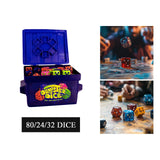 Maxbell Dumpster Dice Compact Fast Paced Family Dice Game for Parties Travel Camping 80 Dice