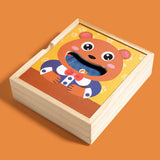 Maxbell Wooden Feeding Toy Kids Wooden Food Sorting Toy for Life Skills Coordination