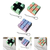 Maxbell Keyboard Fidget Keychain Keyboard Clicker Fidget for Birthday Party Home Green Black