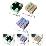 Maxbell Keyboard Fidget Keychain Keyboard Clicker Fidget for Birthday Party Home Green Black