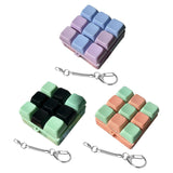 Maxbell Keyboard Fidget Keychain Keyboard Clicker Fidget for Birthday Party Home Green Black