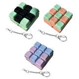 Maxbell Keyboard Fidget Keychain Keyboard Clicker Fidget for Birthday Party Home Green Black