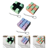Maxbell Keyboard Fidget Keychain Keyboard Clicker Fidget for Birthday Party Home Green Black