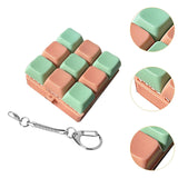 Maxbell Keyboard Fidget Keychain Keyboard Clicker Fidget for Birthday Party Home Green Pink