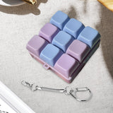 Maxbell Keyboard Fidget Keychain Keyboard Clicker Fidget for Birthday Party Home Purple Blue