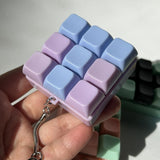 Maxbell Keyboard Fidget Keychain Keyboard Clicker Fidget for Birthday Party Home Purple Blue