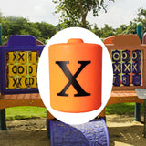 Maxbell Outdoor Rotating Disc Multifunction Slide Parts for Backyard Treehouses Part Orange