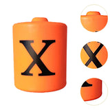 Maxbell Outdoor Rotating Disc Multifunction Slide Parts for Backyard Treehouses Part Orange