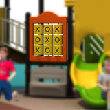 Maxbell Outdoor Rotating Disc Multifunction Slide Parts for Backyard Treehouses Part Orange