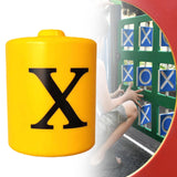 Maxbell Outdoor Rotating Disc Multifunction Slide Parts for Backyard Treehouses Part Yellow