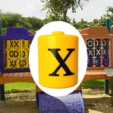 Maxbell Outdoor Rotating Disc Multifunction Slide Parts for Backyard Treehouses Part Yellow