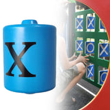 Maxbell Outdoor Rotating Disc Multifunction Slide Parts for Backyard Treehouses Part Blue