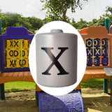 Maxbell Outdoor Rotating Disc Multifunction Slide Parts for Backyard Treehouses Part Gray