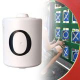 Maxbell Outdoor Rotating Disc Multifunction Slide Parts for Backyard Treehouses Part White