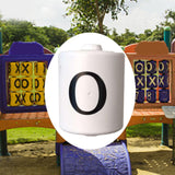 Maxbell Outdoor Rotating Disc Multifunction Slide Parts for Backyard Treehouses Part White