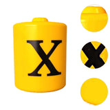 Maxbell Outdoor Rotating Disc Multifunction Slide Parts for Backyard Treehouses Part Yellow L