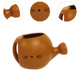 Maxbell Watering Can for Kids Flower Bed Watering Pot for Office Boys Indoor Outdoor Orange