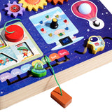 Maxbell Exploration Busy Board Fun Learning Toy for over 3 Years Old Travel