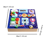 Maxbell Exploration Busy Board Fun Learning Toy for over 3 Years Old Travel