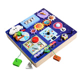 Maxbell Exploration Busy Board Fun Learning Toy for over 3 Years Old Travel