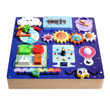 Maxbell Exploration Busy Board Fun Learning Toy for over 3 Years Old Travel
