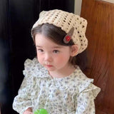 Maxbell Women Crochet Bandana Photo Props Fashion Decoration Gifts Triangle Headwrap Beige