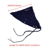 Maxbell Headscarf Gifts Multifunctional Photo Props for Women Girls Headband Blue