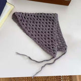 Maxbell Headscarf Gifts Multifunctional Photo Props for Women Girls Headband Gray