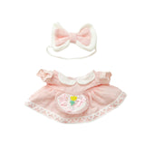 Maxbell 17cm Doll Dress Lovely Dolls Accessories Girls Gift for 15cm 17cm Plush Doll