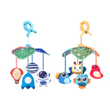 Maxbell Crib Mobile Soft Toy Sensory Learning for Ages 0+ Months Boys and Girls Baby Animals