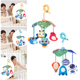 Maxbell Crib Mobile Soft Toy Sensory Learning for Ages 0+ Months Boys and Girls Baby Animals