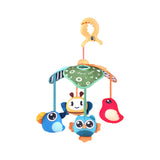 Maxbell Crib Mobile Soft Toy Sensory Learning for Ages 0+ Months Boys and Girls Baby Animals