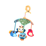 Maxbell Crib Mobile Soft Toy Sensory Learning for Ages 0+ Months Boys and Girls Baby Animals