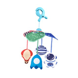 Maxbell Crib Mobile Soft Toy Sensory Learning for Ages 0+ Months Boys and Girls Baby Aerospace