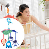 Maxbell Crib Mobile Soft Toy Sensory Learning for Ages 0+ Months Boys and Girls Baby Aerospace